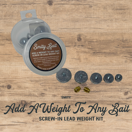Add A Weight To Any Bait Screw-In Lead Weight Kit