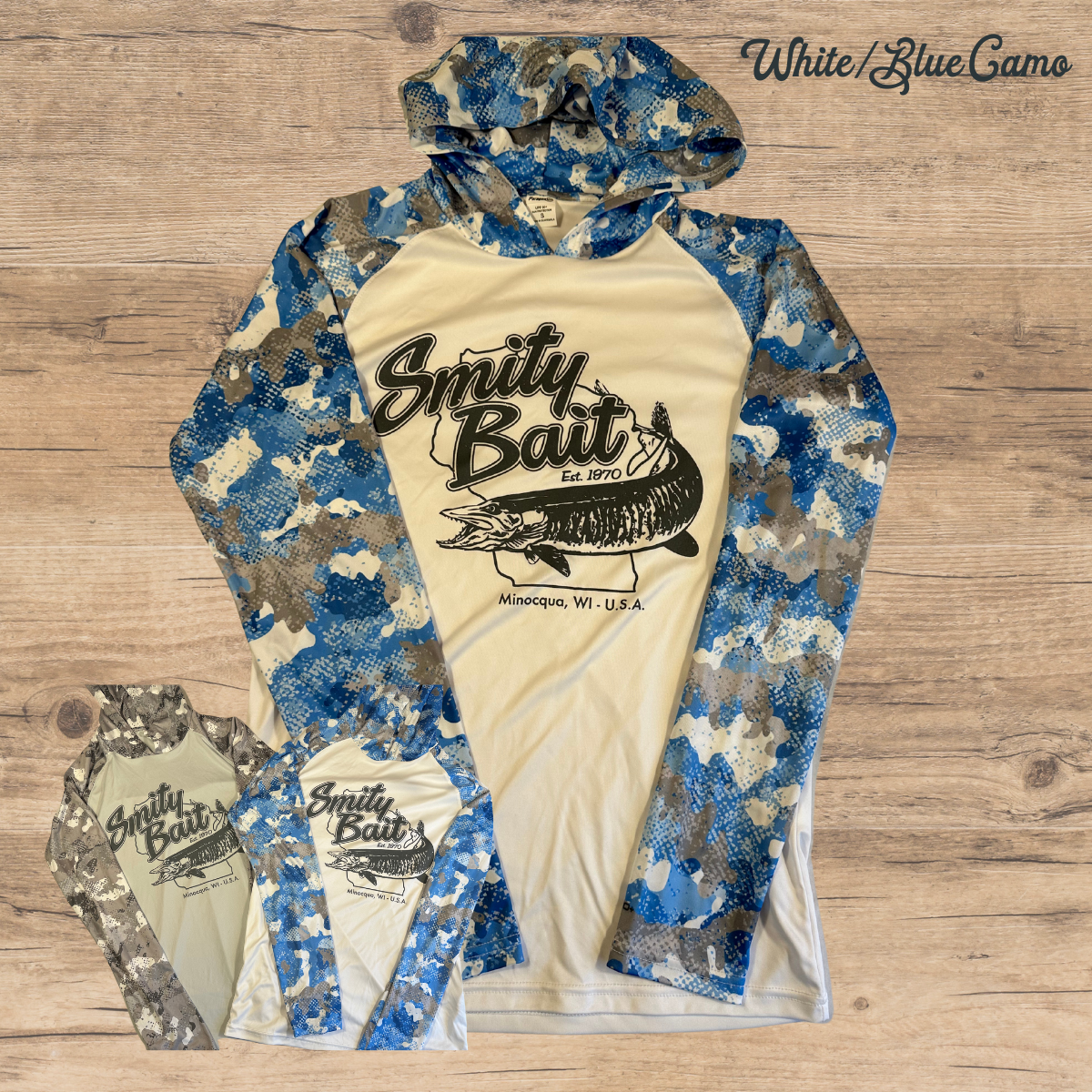 Hooded Sun Shirt w/ Camo Sleeves