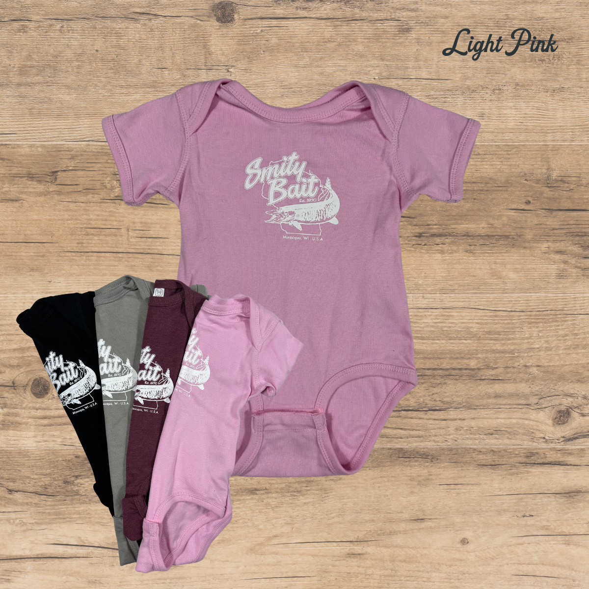 Infant One-Piece Bodysuit - Wisconsin Musky