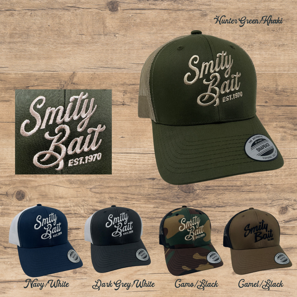 Embroidered Snapback Ball Cap