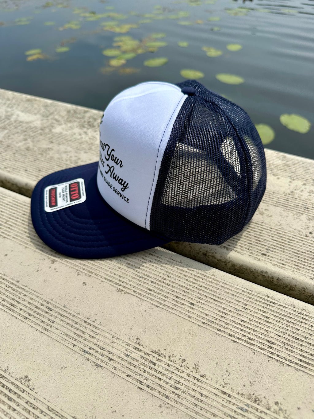 Cast Your Troubles Away Otto Snapback Ball Cap