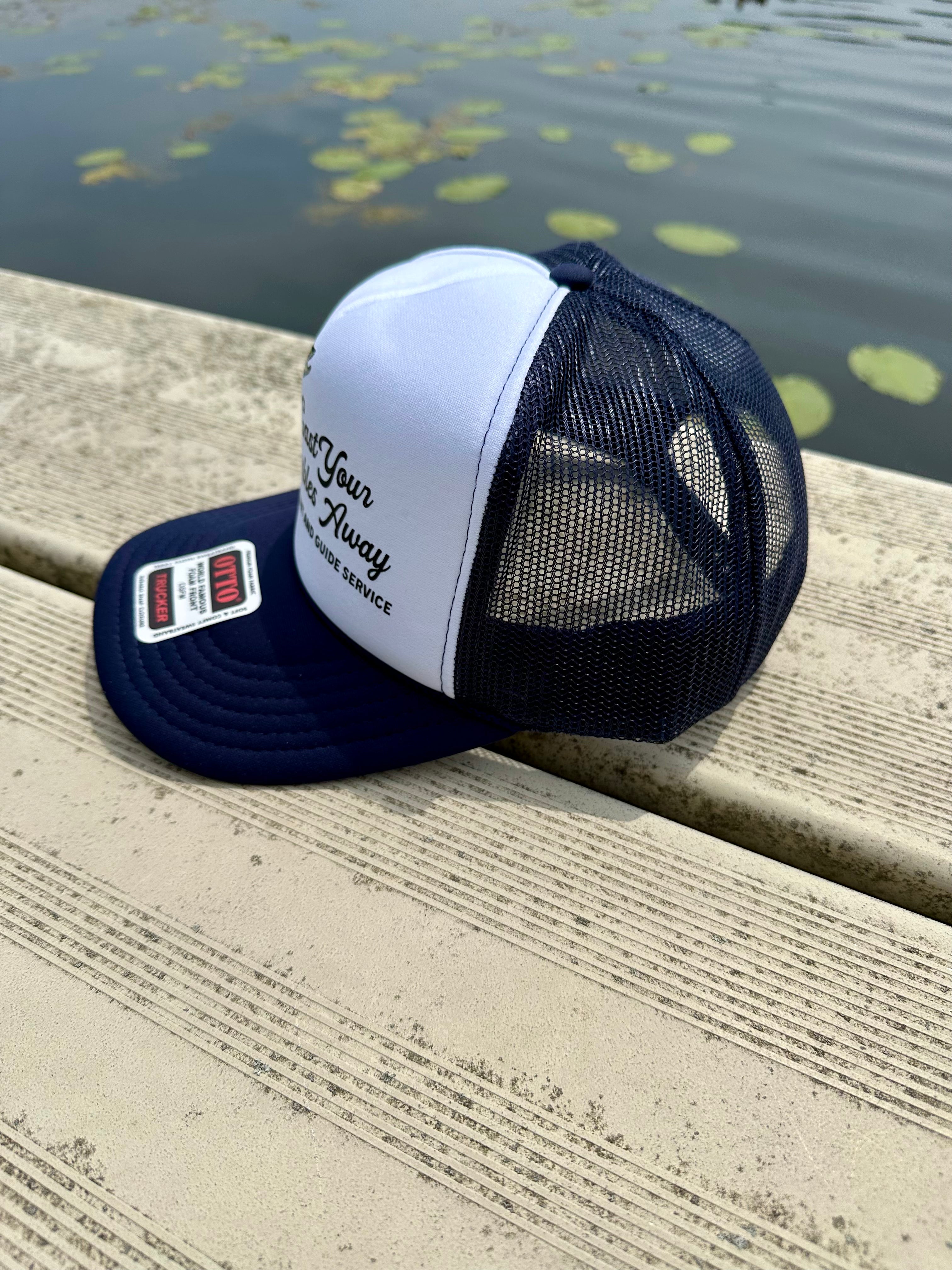 Cast Your Troubles Away Otto Snapback Ball Cap