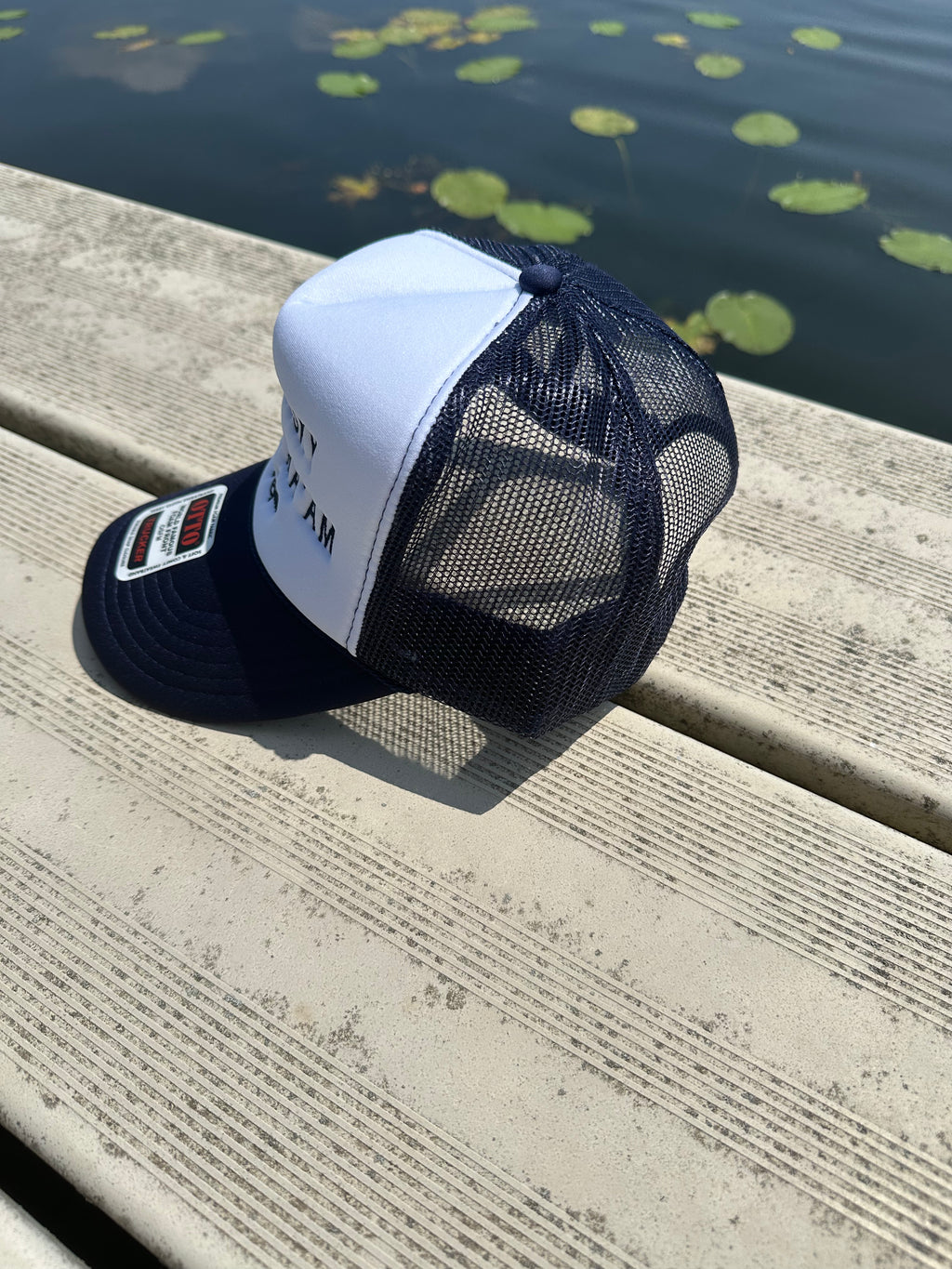 It's Musky Season Ma'am Embroidered Navy Snapback Ball Cap