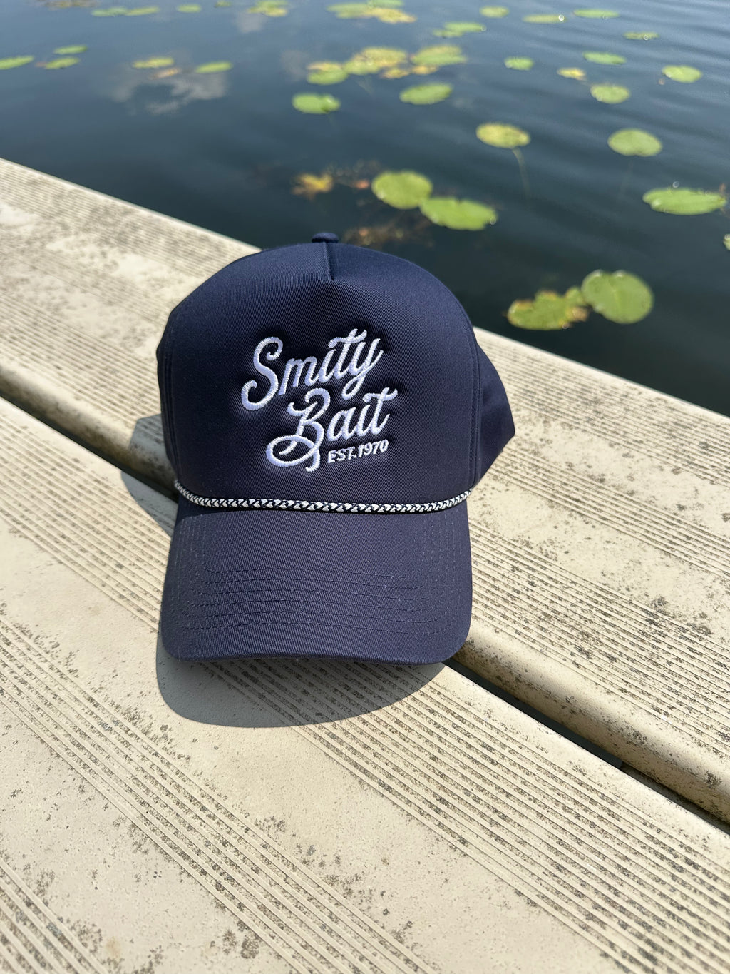 Smity Bait Embroidered Rope Snapback Ball Cap