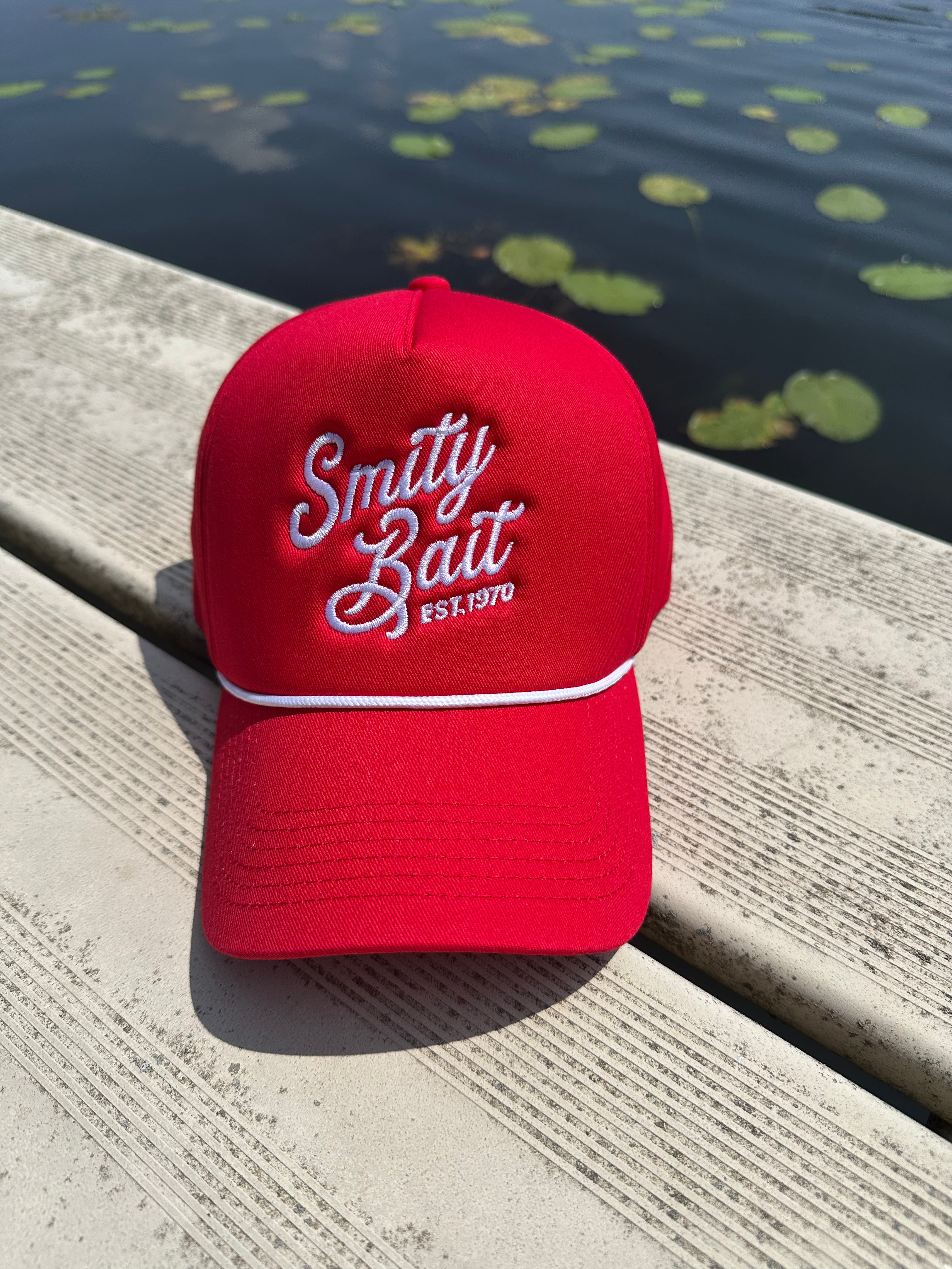 Smity Bait Embroidered Rope Snapback Ball Cap