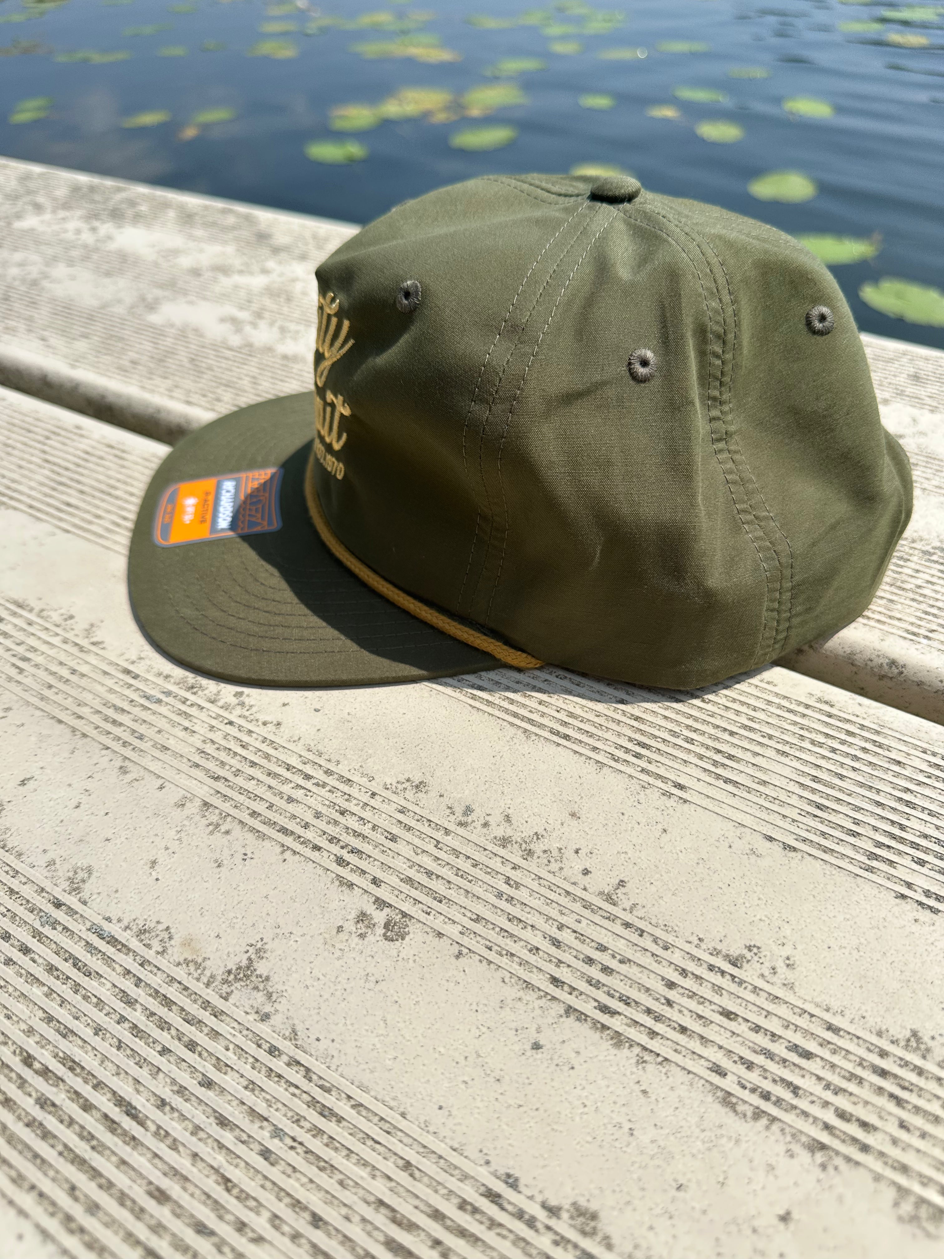 Smity Bait Embroidered Rope UV 50+ Snapback Cap