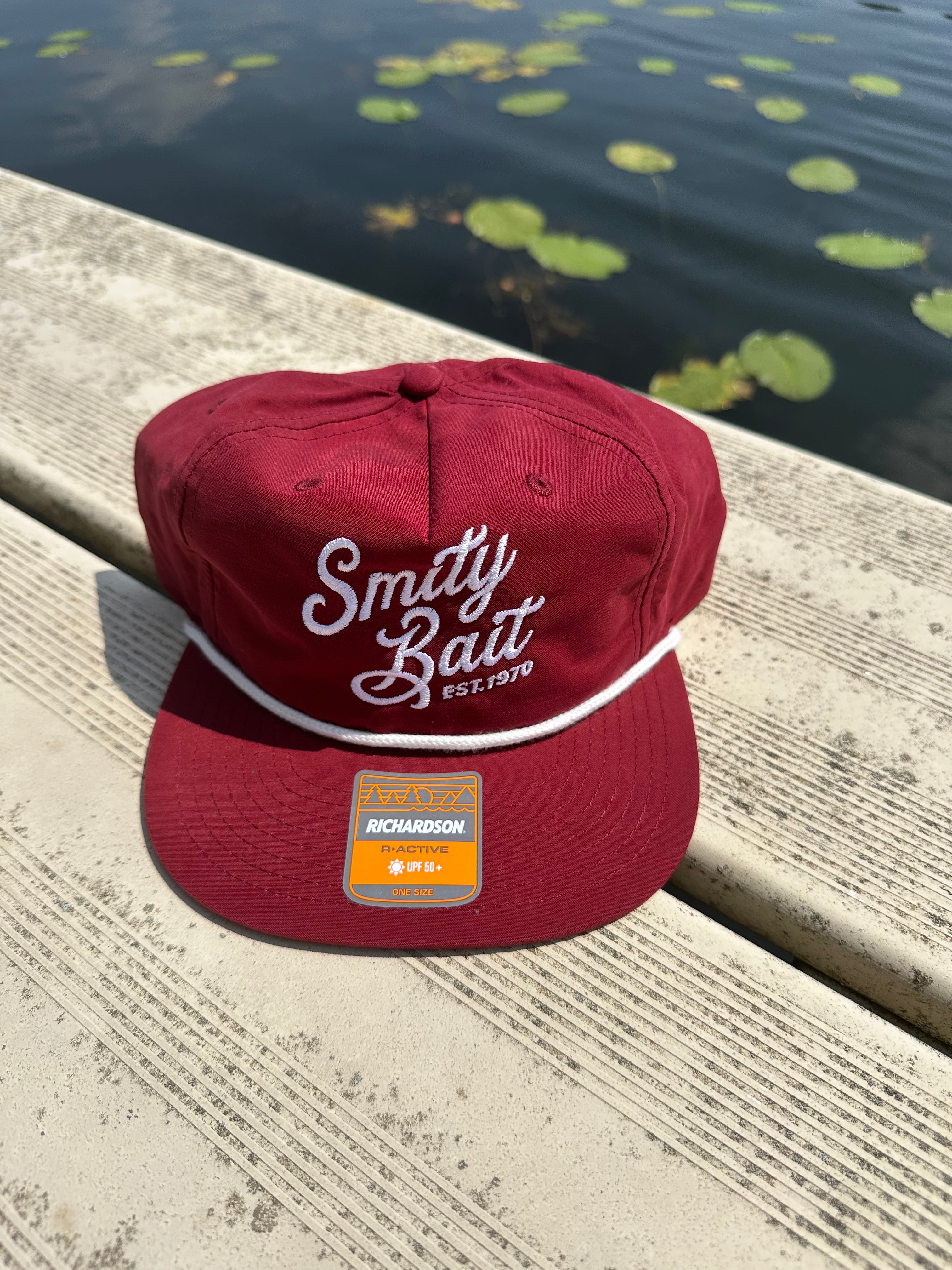 Smity Bait Embroidered Rope UV 50+ Snapback Cap