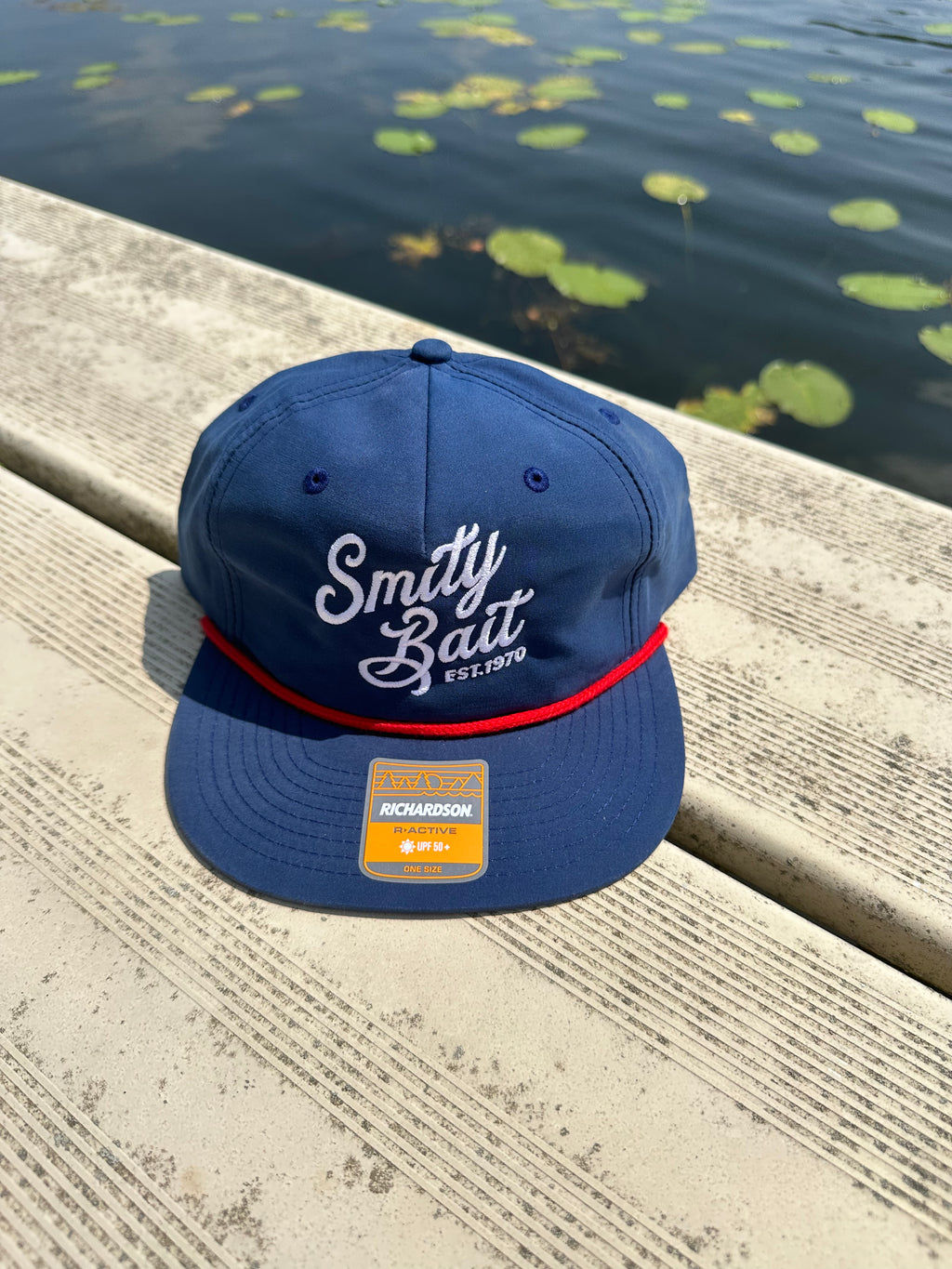 Smity Bait Embroidered Rope UV 50+ Snapback Cap