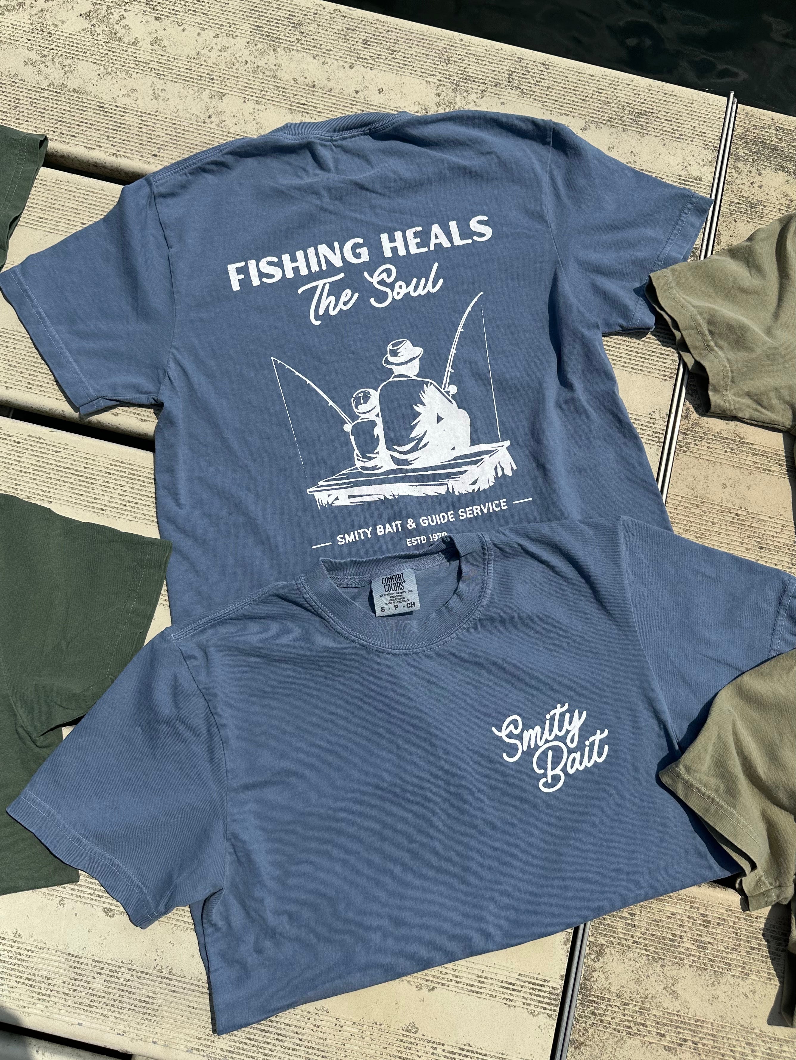 Fishing Heals The Soul Smity T-Shirt