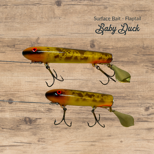 cheap fishing lures for ducks Baby Duck Flap Tail – Smity Bait and Guide Service