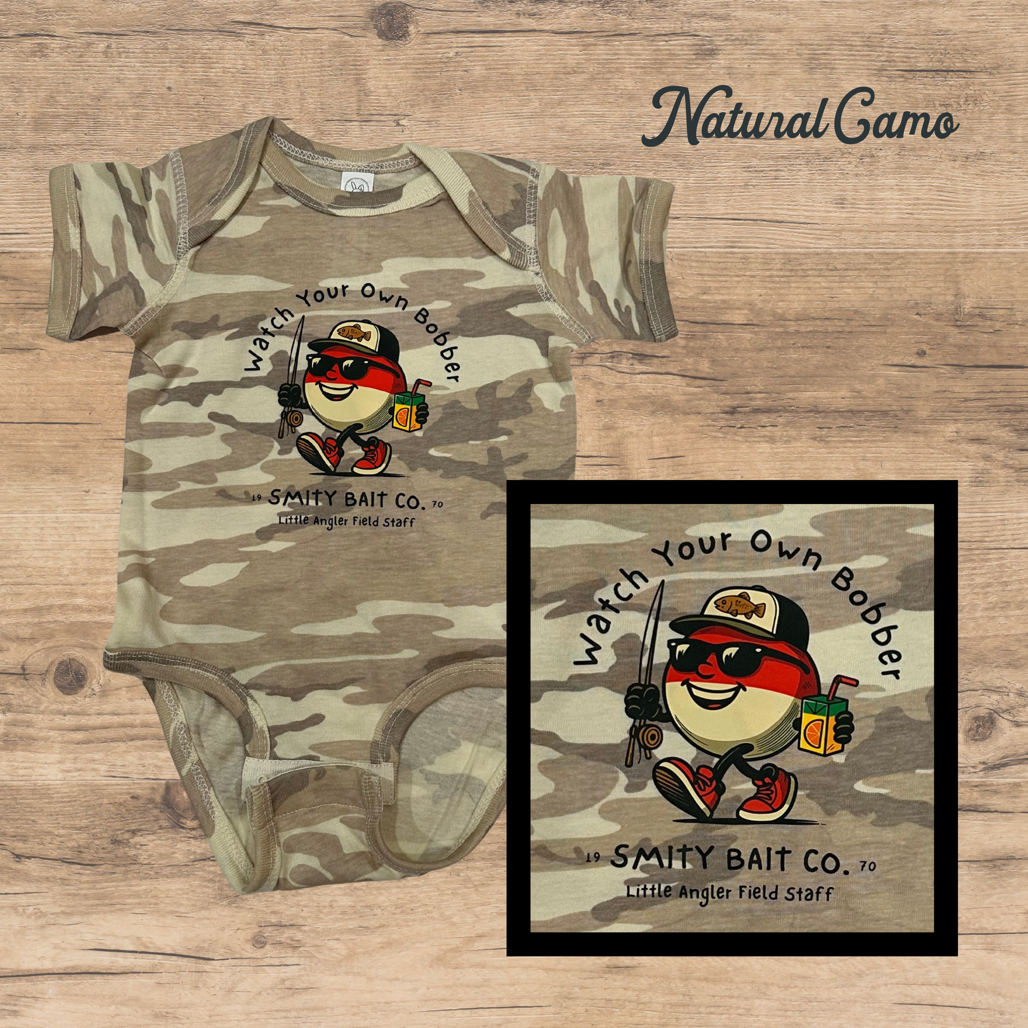 Infant One-Piece Bodysuit - Watch Your Own Bobber